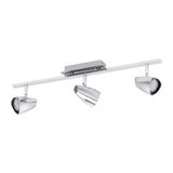 Eglo 93674 Corbera LED Spot 3x3W Stahl Kunststoff chrom