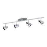 Eglo 93675 Corbera LED Spot 4x3W Stahl Kunststoff chrom
