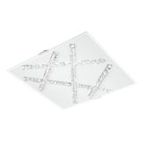 Eglo 93764 Sorrenta LED Wandleuchte / Deckenleuchte 9.7W Stahl weiss klar
