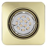 Eglo 94403 Peneto LED Einbauleuchte 3x5W Stahl messing