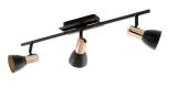 Eglo LED Deckenspot Barnham GU10 3x3.3W schwarz und Kupfer