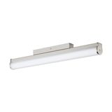 Eglo 94716 CALNOVA LED Wand-/Deckenleuchte 13W 600x50mm Nickel-Matt Weiss Neutralweiss IP44
