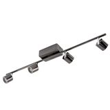 Eglo 94724 Maurano LED Spot 4x5W Aluguss nickel-nero chrom