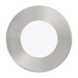 Eglo 94734 Fueva 1 LED Einbauleuchte 3x2.7W Metallguss nickel-matt