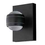 Eglo Sesimba LED Außenwandleuchte 2X3.7W Stahl verzinkt schwarz