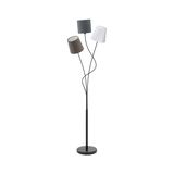Eglo 94995 Maronda Stehleuchte 3xE14 weiss anthrazit braun
