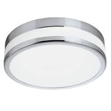 Eglo 94999 LED PALERMO LED Wand-/Deckenleuchte 3x5,7W Ø300mm Chrom Weiss Warmweiss IP44
