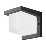 Eglo 95097 DESELLA 1 LED Außen-Wand-/Deckenleuchte 10W Anthrazit Weiss Warmweiss IP55