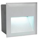 Eglo 95235 ZIMBA-LED LED Außen-Ein-/Aufbauleuchte 3,7W 140x140mm Silber Neutralweiss IP65