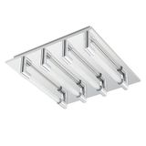Eglo 95397 Velarde LED Deckenleuchte 4x3,7W Stahl Chrom