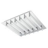 Eglo 95399 Velarde LED Deckenleuchte 6x4W Stahl Chrom