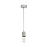 Eglo 95522 Silvares Pendelleuchte E27 Beton