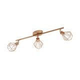 Eglo 95547 Zapata LED Spot 3x2,5W Stahl Kupfer