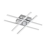 Eglo 95568 Lasana 1 LED Deckenleuchte 24W Stahl Chrom
