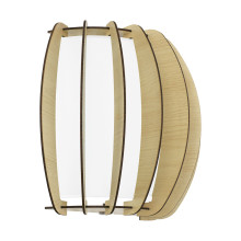 Eglo 95602 Stellato 1 Wandleuchte E27 Holz Glas ahorn