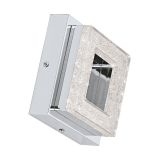 Eglo 95655 Fradelo LED Wand-Deckenleuchte eckig 1x4W Stahl Chrom