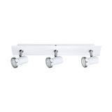 Eglo 95994 TAMARA 1 LED Spot 3x3W 460x70mm Weiss Chrom IP44