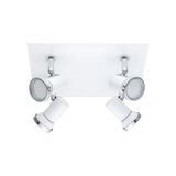 Eglo 95995 TAMARA 1 LED Spot 4x3W 240x260mm Weiss Chrom IP44