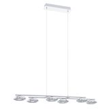 Eglo 96512 Taruga 1 LED Hängeleuchte 4,5W chrom weiss
