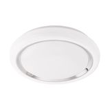 Eglo 96686 Capasso-C LED Wand-/Deckenleuchte Connect 17W weiss chrom