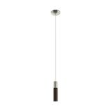 Eglo 96881 Villora Hängeleuchte 5W nickel braun