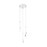 Eglo 96931 Olindra LED Hängeleuchte 6x2,2W weiss chrom satiniert