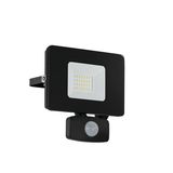 Eglo 97461 FAEDO 3 LED Außen-Wand-/Deckenleuchte 21W Sensor Schwarz Tageslichtweiss IP44