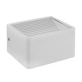 Eglo 98266 DONINNI 1 LED Außen-Wand-/Deckenleuchte 6,2W 135x120mm Weiss Warmweiss IP55