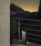 Eglo 98271 DONINNI 1 LED Außen-Stehleuchte 6,2W Sockel 135x75mm Anthrazit Weiss Warmweiss IP65