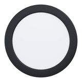 Eglo 99212 FUEVA 5 LED Ein-/Aufbauleuchte 11W Einbaustrahler Ø166mm Schwarz Weiss Warmweiss IP44