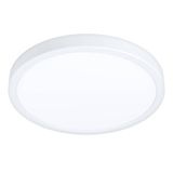 Eglo 99265 FUEVA 5 LED Ein-/Aufbauleuchte 20,5W Ø285mm Weiss Warmweiss IP44
