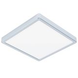 Eglo 99269 FUEVA 5 LED Ein-/Aufbauleuchte 20,5W 285x285mm Chrom Weiss Warmweiss IP44