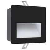 Eglo 99574 ARACENA LED Außen-Ein-/Aufbauleuchte 3,7W 140x140mm Weiss Schwarz Neutralweiss IP65