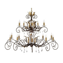 Elstead Amarilli Kronleuchter E14 15-fach Bronze, Made in UK