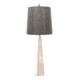 Elstead Ascent Tischleuchte E27 Poliertes Nickel Dunkelgrau