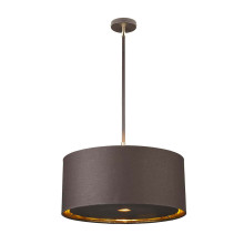 Elstead Balance Hängeleuchte E27 Braun/Poliertes Messing, Made in UK