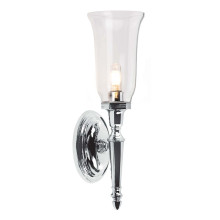 Elstead Dryden LED Wandleuchte G9 41cm Poliertes Chrom IP44