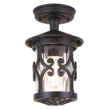 Elstead Hereford Außen-Deckenleuchte E27 26cm Schwarz