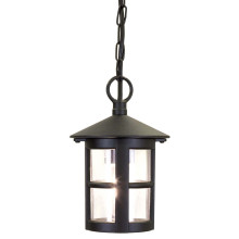Elstead Hereford Außen-Hängeleuchte E27 26cm Schwarz IP43