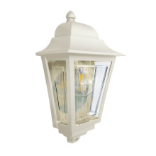 Elstead Deco Lane Außenwandleuchte E27 Creme IP44, Made in UK