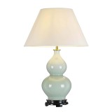 Elstead Harbin Tischleuchte E27 Celadon Grün Grauweiß