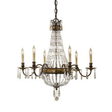 Elstead Bellini Kronleuchter E14 6-fach Oxidierte Bronze, Britische Bronze