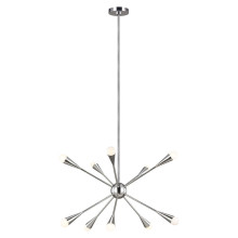 Elstead Jax LED Kronleuchter G9 10-fach Poliertes Nickel