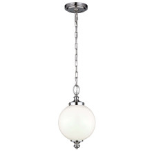 Elstead Parkman Hängeleuchte E27 38cm Poliertes Nickel