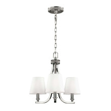 Elstead Pave Kronleuchter E14 3-fach Poliertes Nickel