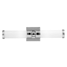 Elstead Payne LED Wandleuchte G9 2-fach 50cm Poliertes Chrom IP44