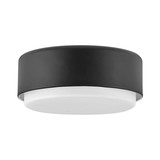 Elstead Cedric Deckenleuchte E27 2-fach Schwarz Opal