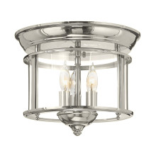 Elstead Gentry Deckenleuchte E14 3-fach Poliertes Nickel
