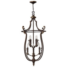 Elstead Plymouth Kronleuchter E14 8-fach Ältere Bronze