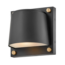 Elstead Scout Außenwandleuchte GU10 LED Schwarz IP44 Anti-Meerwasser